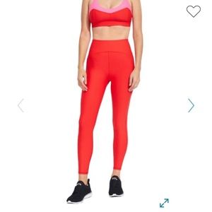 NWT - SoulCycle Retro Tights in Red